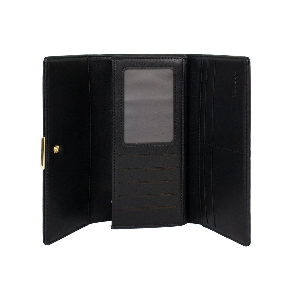 Billetera Grande Madelin Para Mujer Lola Negro