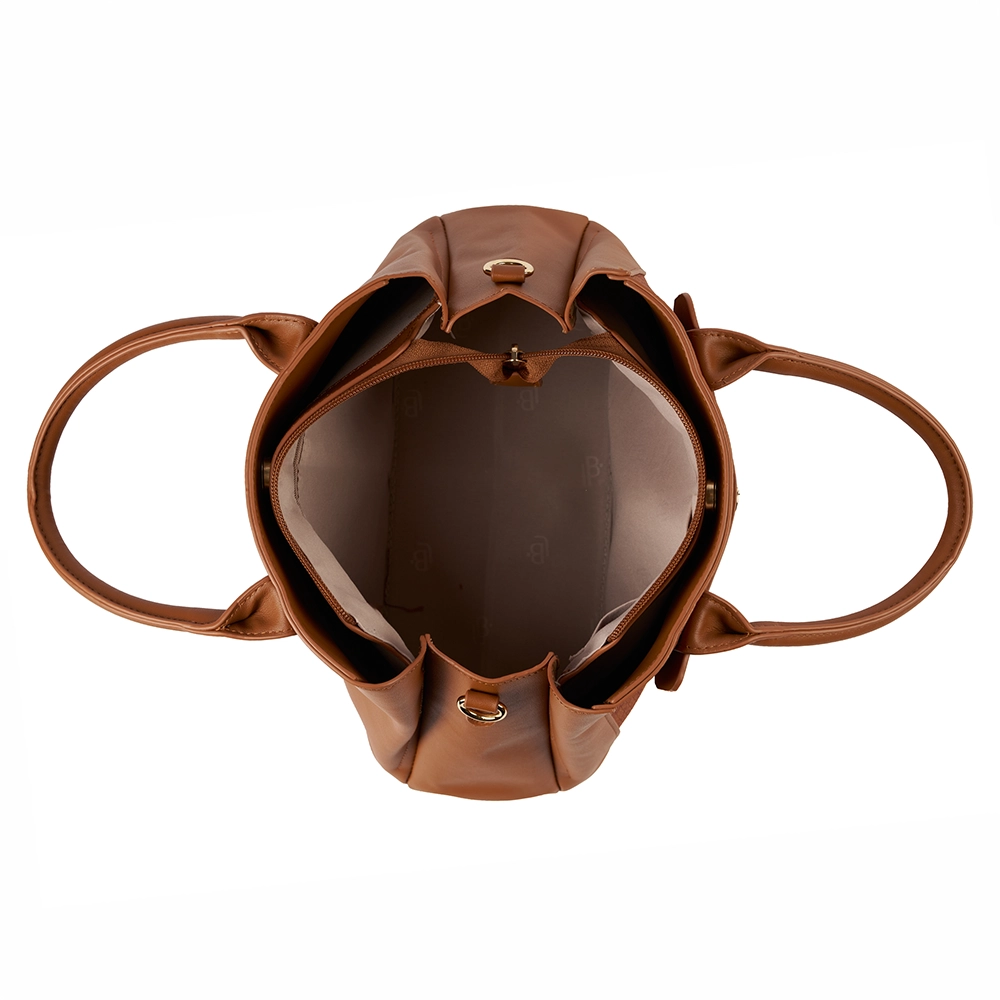 Bolso LB Tipo Satchel Dina Café