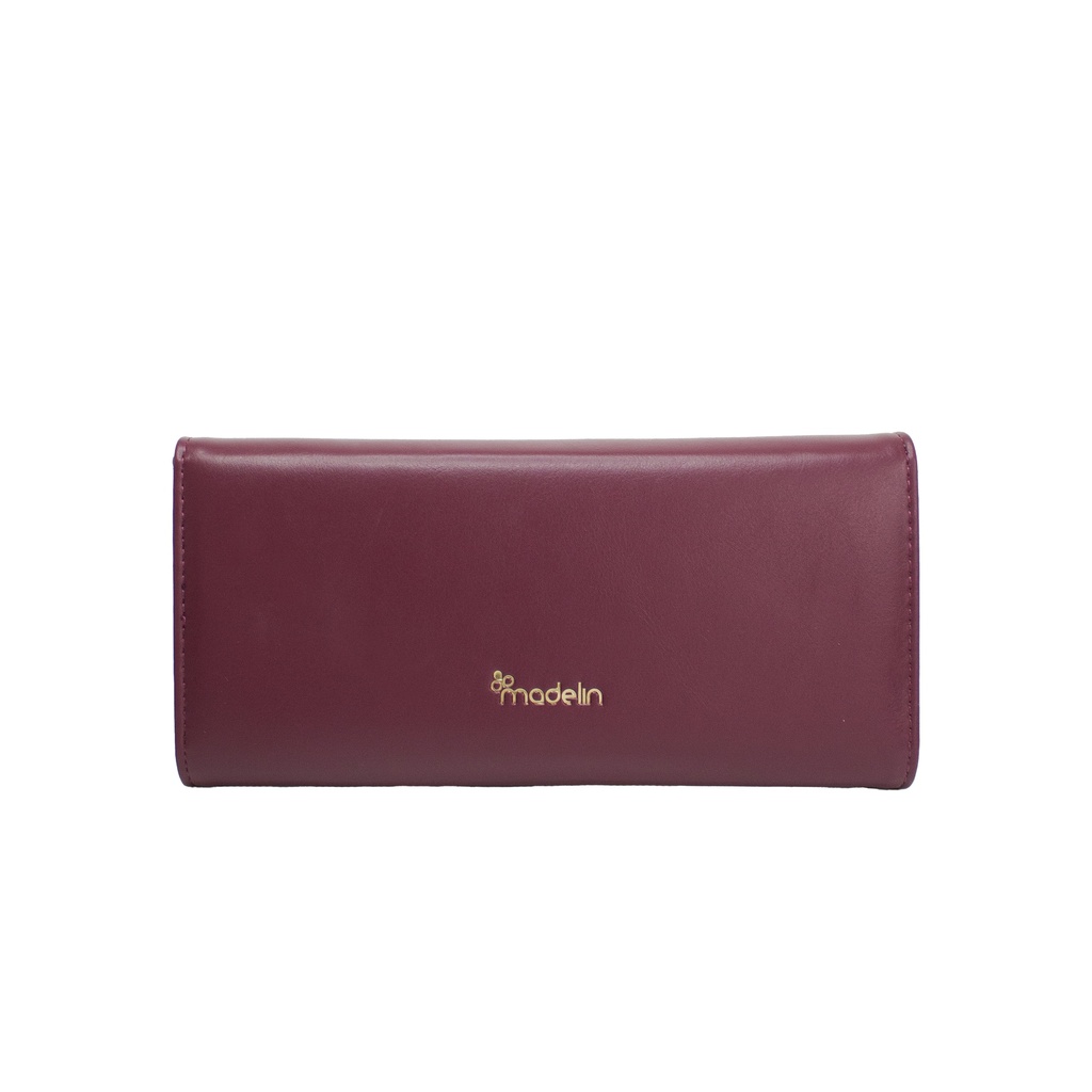 Billetera Madelin Grande Para Dama Rubi Tinto