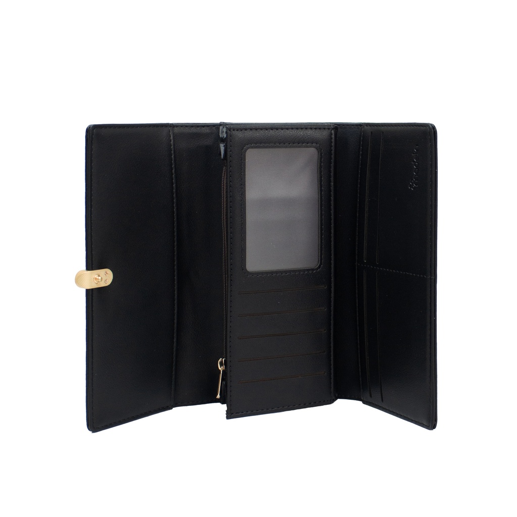 Billetera Madelin Grande Para Dama Youl Negro