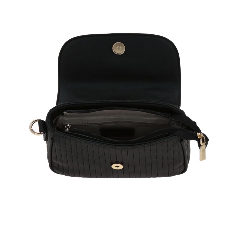 Bolso Bandolero Negro Madison Lourdes 