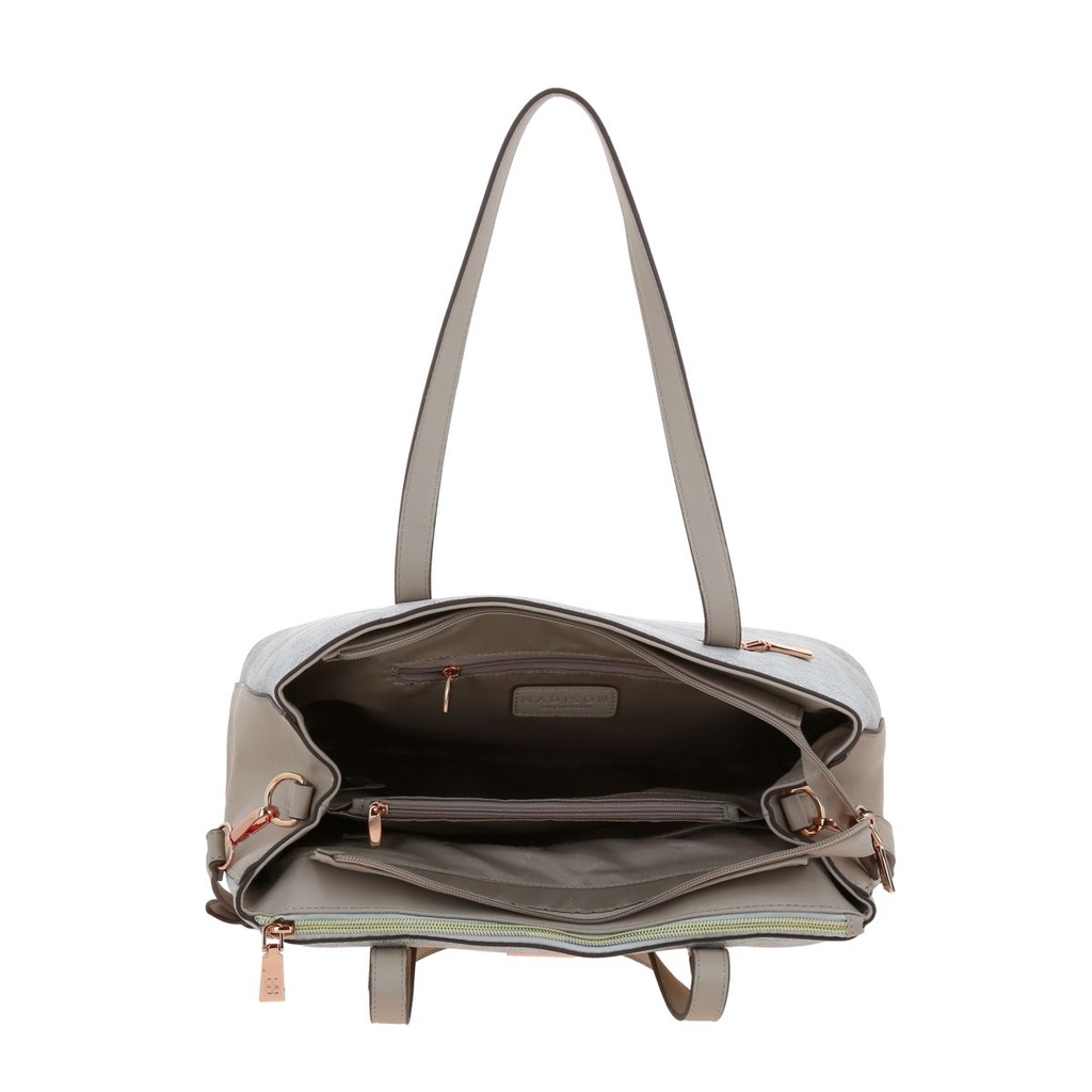 Bolso Satchel Beige Madison 