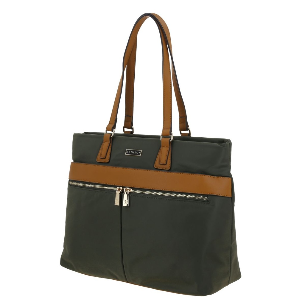 Bolso Tote Verde Militar Madison Cady 