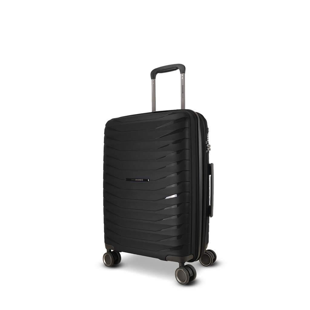 Maleta Swissbrand Askar Black 20"