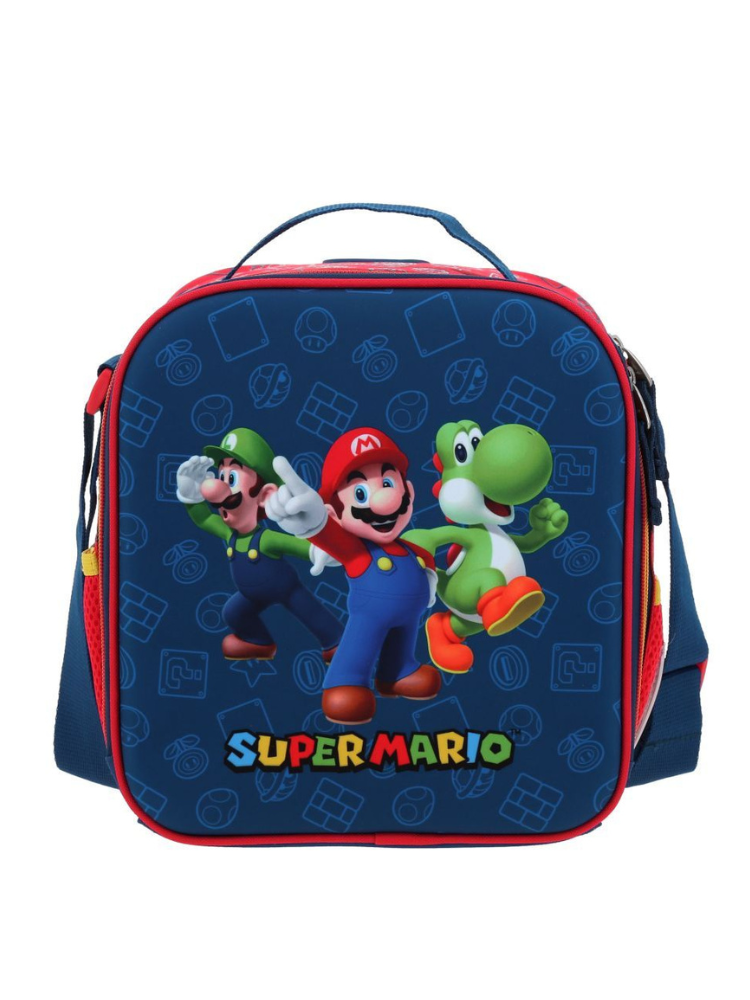 Lonchera Azul Mario Bros Chenson Gronshi