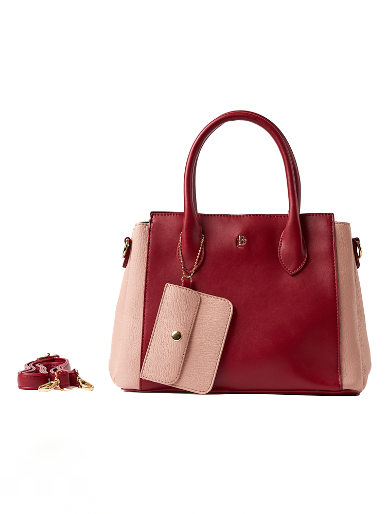 Bolso LB Tipo Satchel Lourdes Burdeos