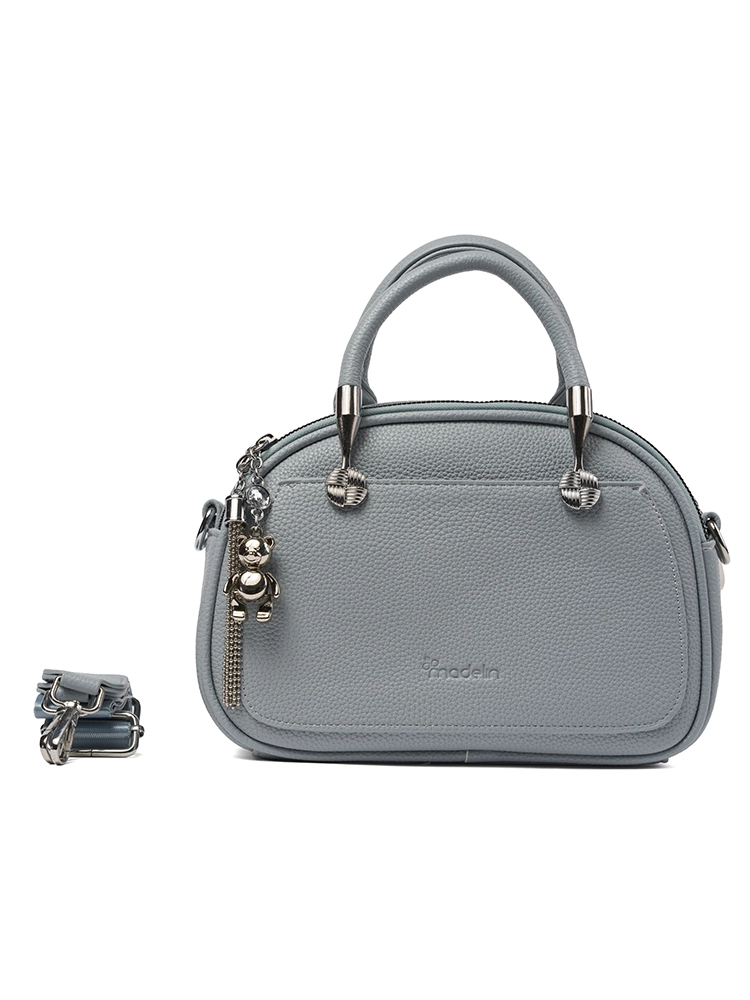 Bolso Madelin Tipo Bandolero Vekis Celeste