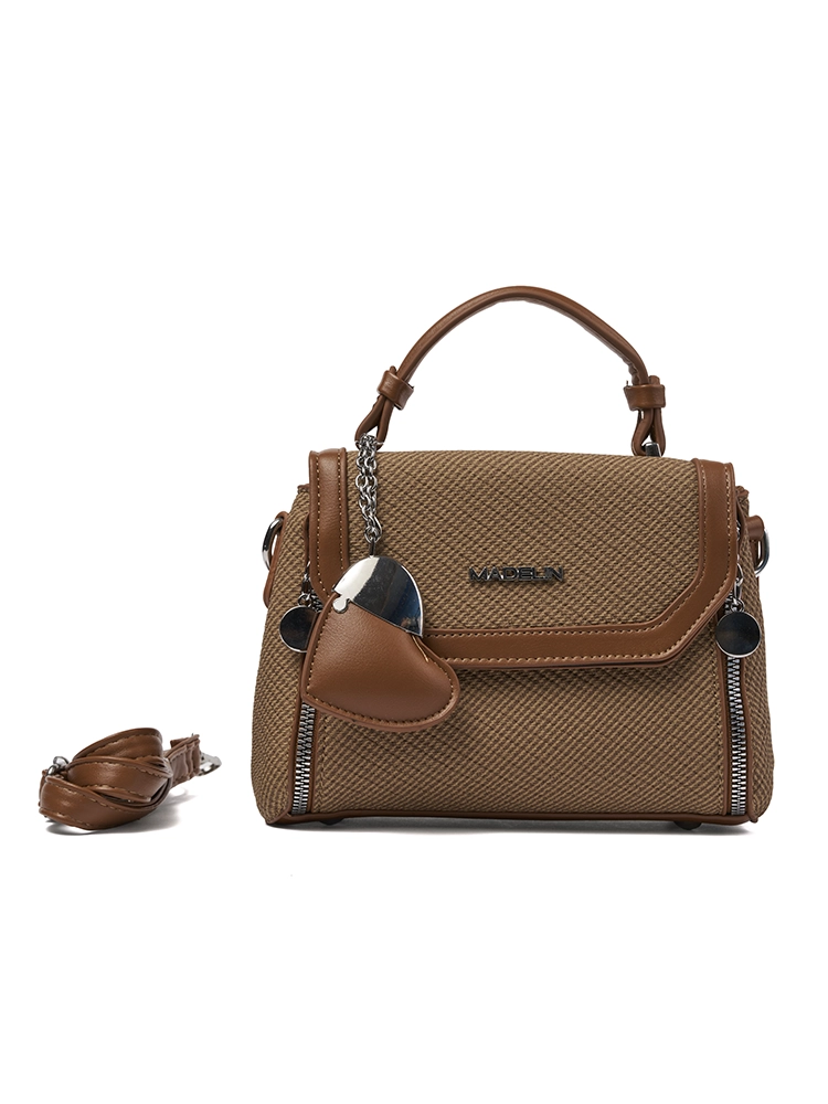 Bolso Tipo Bandolero Madelin Café