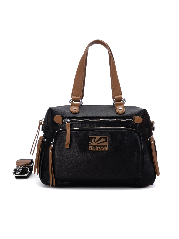 Bolso Refresh Tipo Bandolera Margarita Negro