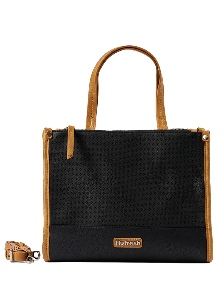 Bolso Resfresh Tipo Satchel Helena Negro