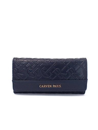 [CVW-1234-120] Billetera Carven Navy Relief