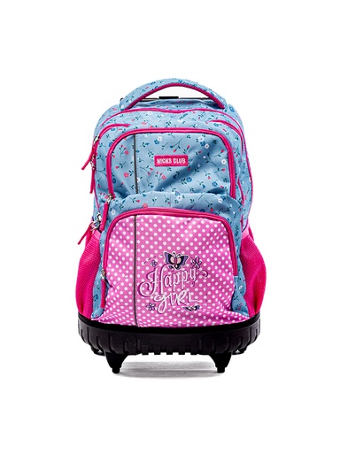 [KIDS-8T] Mochila De Rodos Infantil Nicks Club Happy Girl