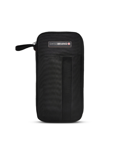 [437424-000] 
Porta Pasaporte Swissbrand Orbe Black