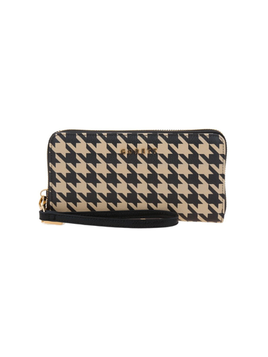 [GF24054-3] Billetera Negra Para Mujer Gorett Roxana