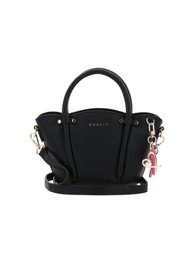 [GF24056-3] Bolso Satchel Negro Gorett Ana
