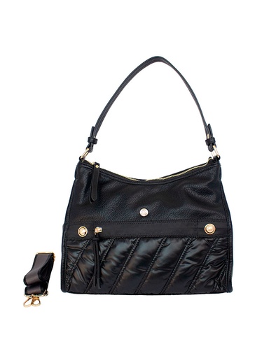 [120291NEG] Bolso LB Tipo Satchel Leda Negro