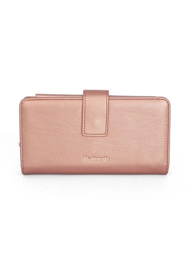 [120217ORO] 
Billetera Grande Refresh Lía Oro Rosa