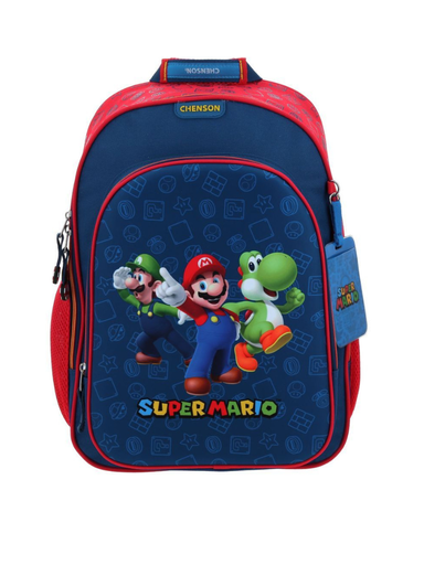 [MB70374-9] Mochila Azul Mario Bros Chenson Gronshi