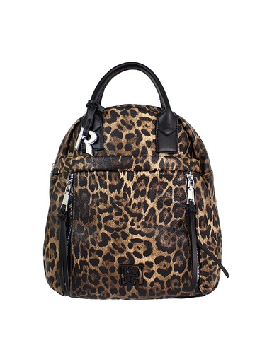 [184484LP] Bolso Tipo Mochila Refresh Loren Leopardo