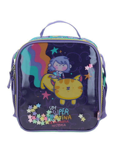 [VB70414-T] Lonchera Turquesa Vania Bachur Happy Girl Josed