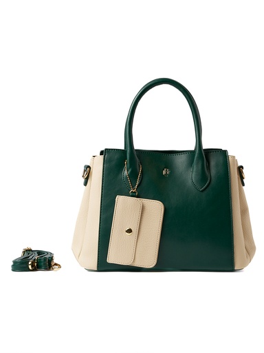[LB2509GRN MLT] Bolso LB Tipo Satchel Lourdes Verde
