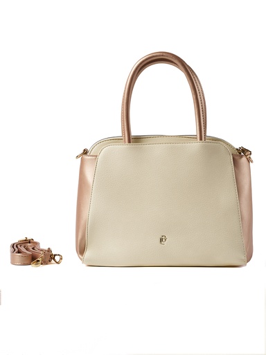 [LB2510RGO-CR] Bolso LB Tipo Satchel Aylen Oro Rosa
