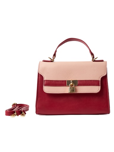 [LB2511BURDEOS] Bolso LB Tipo Bandolero Steff Burdeos