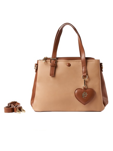 [LB2524CAFE] Bolso LB Tipo Satchel Lucia Café