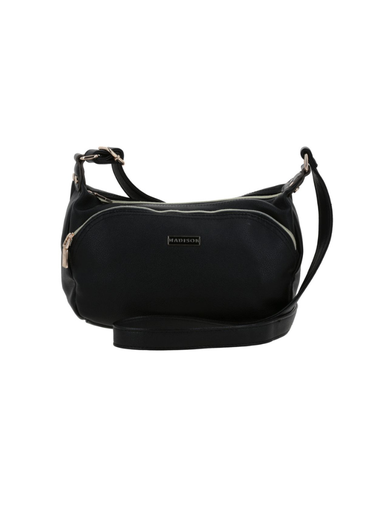 [MD25137-3] Bolso Bandolero Madison Negro Malana