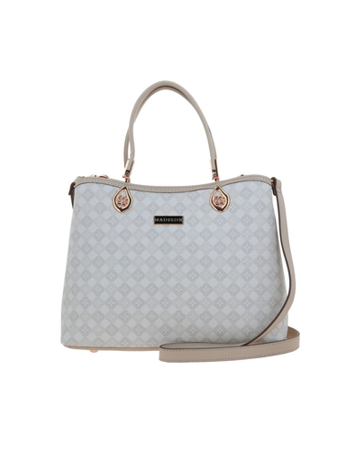 [MD25151-E] Bolso Satchel Beige Madison 