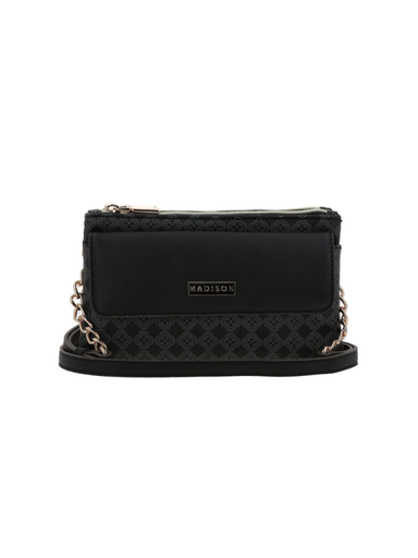 [MD25153-3] Bolso Bandolero Madison Negro