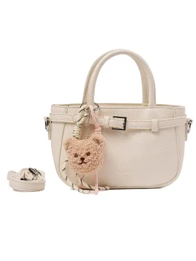 [MAD-25103-WH] Bolso Madelin Tipo Bandolero Cady Blanco