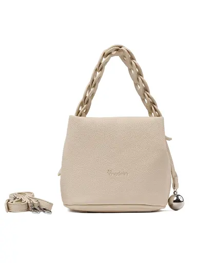 [MAD-3660-WH] Bolso Madelin Tipo Tote Gabriela Blanco