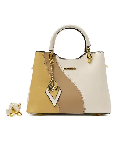 [MAD-8939-YE] Bolso Madelin Tipo Satchel Anahi Amarillo