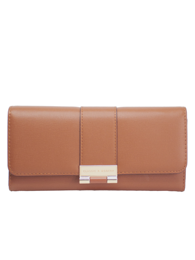 [MAD-T5601-048-BR] Billetera Grande Para Dama Madelin Café