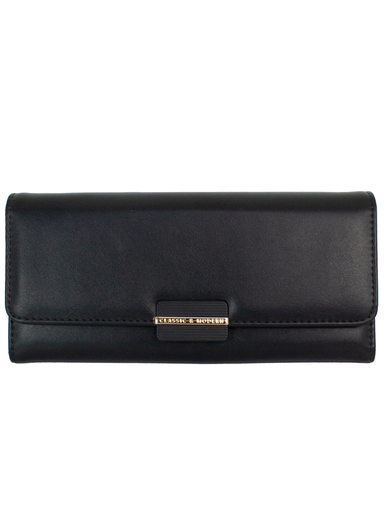 [MAD-T5601-178-BK] Billetera Grande Madelin Para Mujer Amara Negro