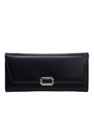 [MAD-T5601-197-BK] Billetera Madelin Grande Para Dama Rubi Negro