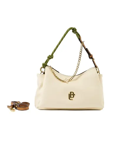 [LB184577BEI] Bolso LB Tipo Bandolera Atenas Beige
