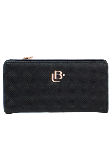 [LB184619NEG] Billetera LB Grande Para Mujer Sahara Negro