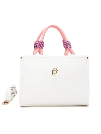 [LB184623BLA] Bolso LB Tipo Satchel Zuleydi Blanco