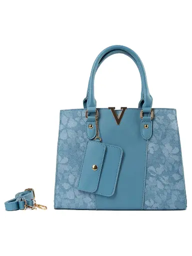 [LB2610-DEN] Bolso LB Tipo Tote Teresa Celeste