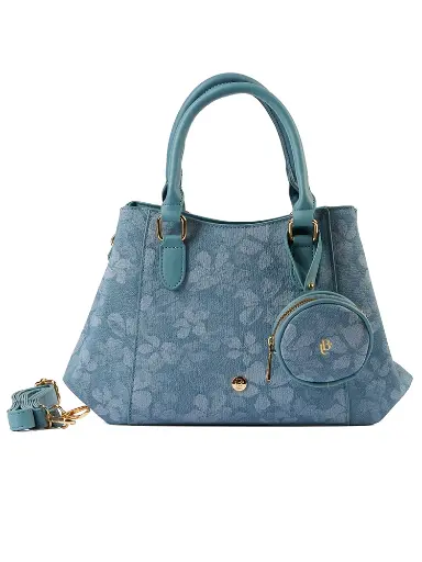 [LB2611-DEN] Bolso LB Tipo Satchel Dilia Celeste