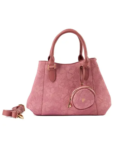 [LB2611-RO] Bolso LB Tipo Satchel Dilia Rosado