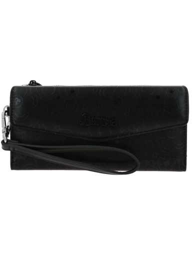 [BR26019-3] Billetera Grande Barbie By Gorett Cha Negro