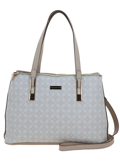 [MD25149-E] Bolso Satchel Beige Madison 